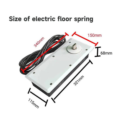 Waterproof Automatic Swing Door Opener - 180 Degree Two-Ways Operator - Floor Spring Door Closer for Underground Use - DoorLockMaster