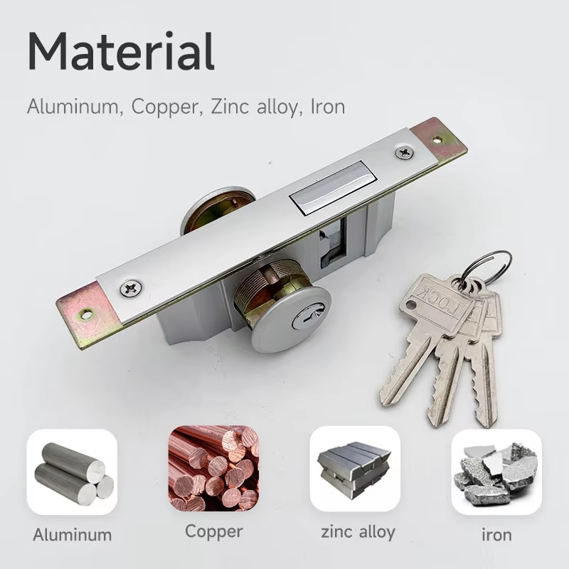 Removable120mm 90mm 70mm Stainless Steel 304 Door Lock Body Main Set Single Security Anti Drill Lock Door Cylinder With Key - Oray Hardware