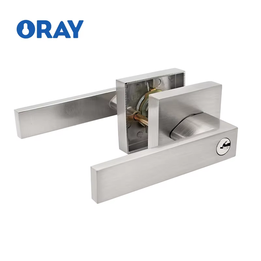 Office Main Interior Locks and Handles Clip Solid Designer Separate Room Door Handle Lock - Oray Hardware