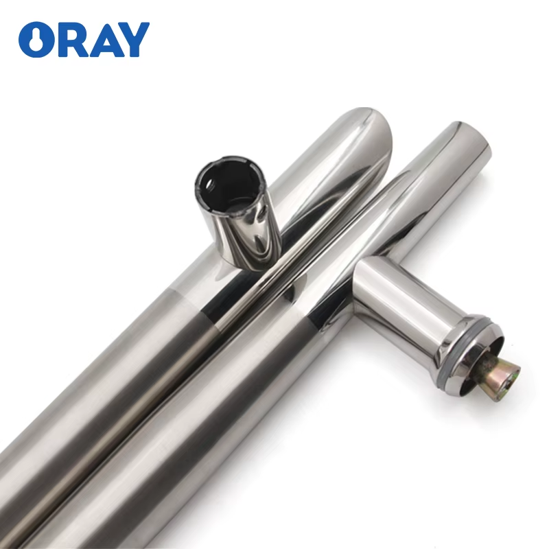 China Factory 304 Stainless Steel Long Size H-Shaped Hinge Satin Finish Sliding Glass Door Control Handle for Hotels Modern - Oray Hardware