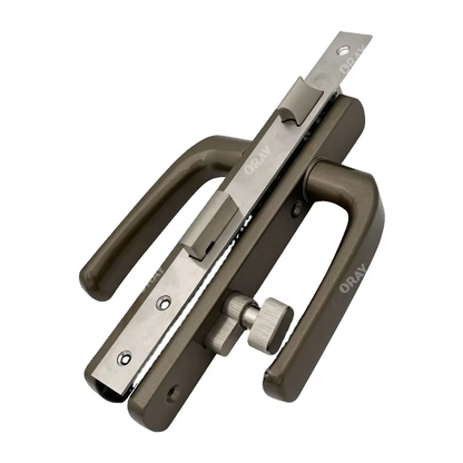 South America Anti-Theft Alloy Aluminium Lock Body 70 80 90 100 110 120mm Double Open Rim Mortise Door Lock Cylinder With Knob - Oray Hardware