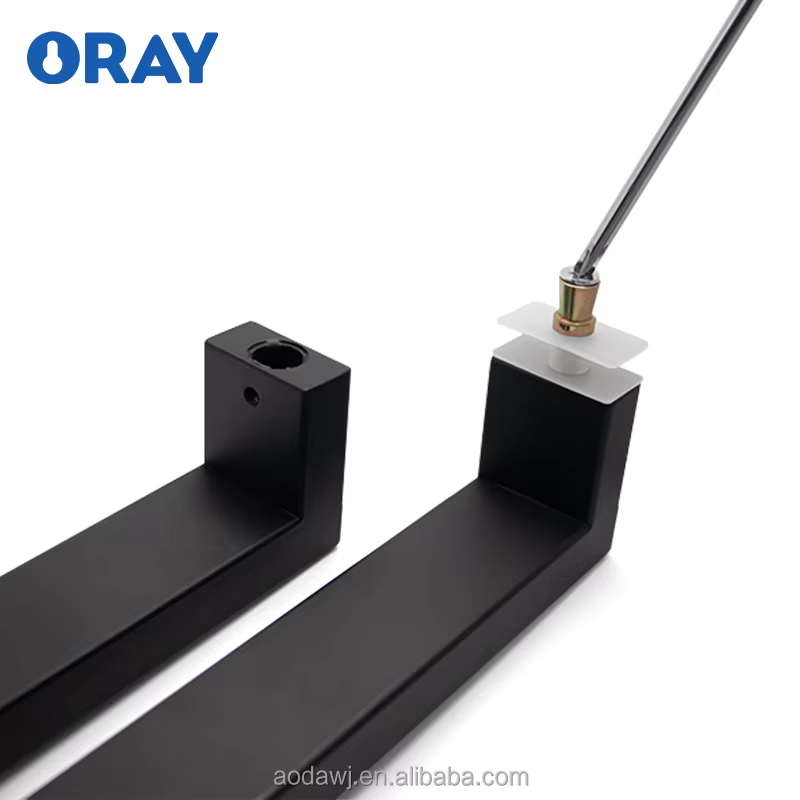 Stainless Steel Black Double Side Back to Back Shower Sliding Glass Door Handle - Oray Hardware