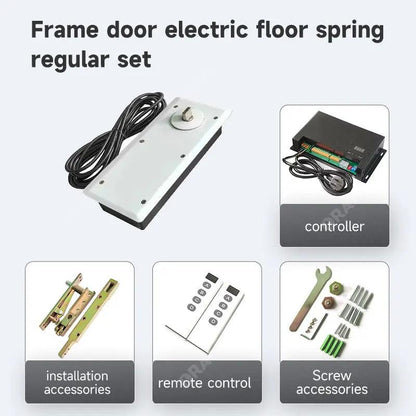 Waterproof Automatic Swing Door Opener - 180 Degree Two-Ways Operator - Floor Spring Door Closer for Underground Use - DoorLockMaster