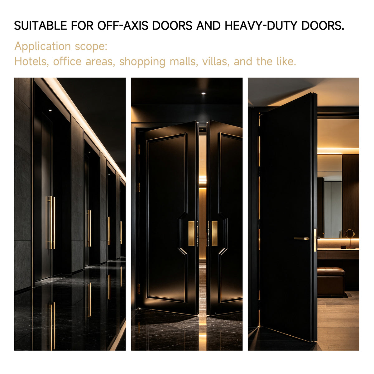 360 Degree Heavy Duty 500kg Door Pivot Hinge System Stainless Steel Concealed Top Bottom Door Hinge - Oray Hardware