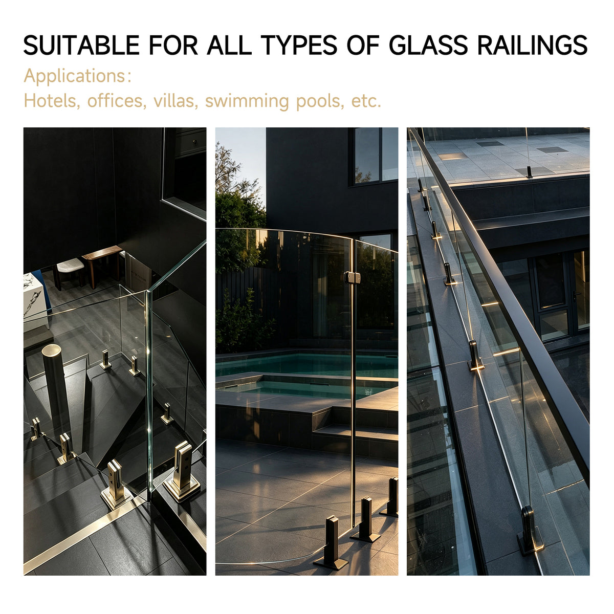 Detachable Stainless Steel Tempered Glass Spigot Side Mount Glass Clamp for Balcony fence - Oray Hardware