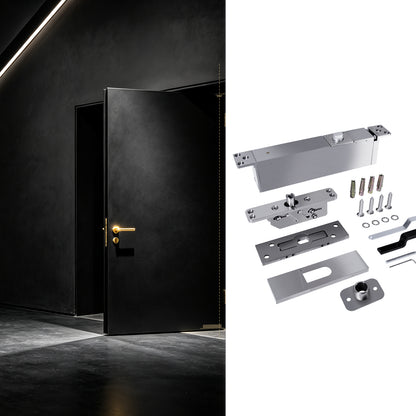 125 Degrees Rotating Door Closer Soft-close Stainless Steel 500kg Heavy Duty Pivot Hinge - Oray Hardware